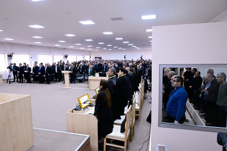 Bağanıs Ayrımda erməni hərbçilərin yandıraraq qətlə yetirdikləri 39 günlük körpə ilə bağlı videomateriallar məhkəmədə nümayiş etdirilib