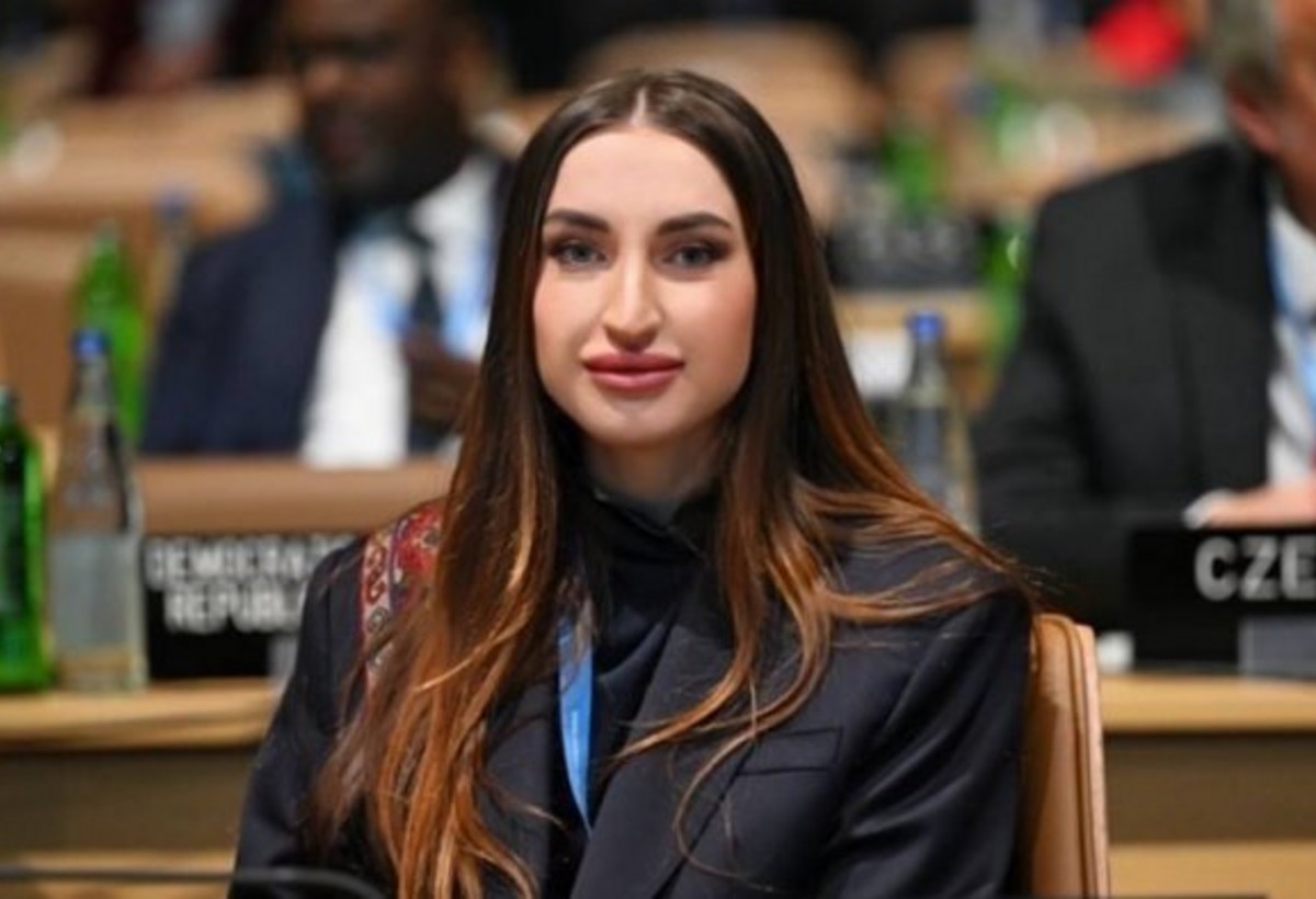 Alyona Əliyeva Pasxa bayramı münasibətilə paylaşım edib