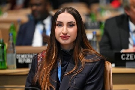 Alyona Əliyeva Pasxa bayramı münasibətilə paylaşım edib