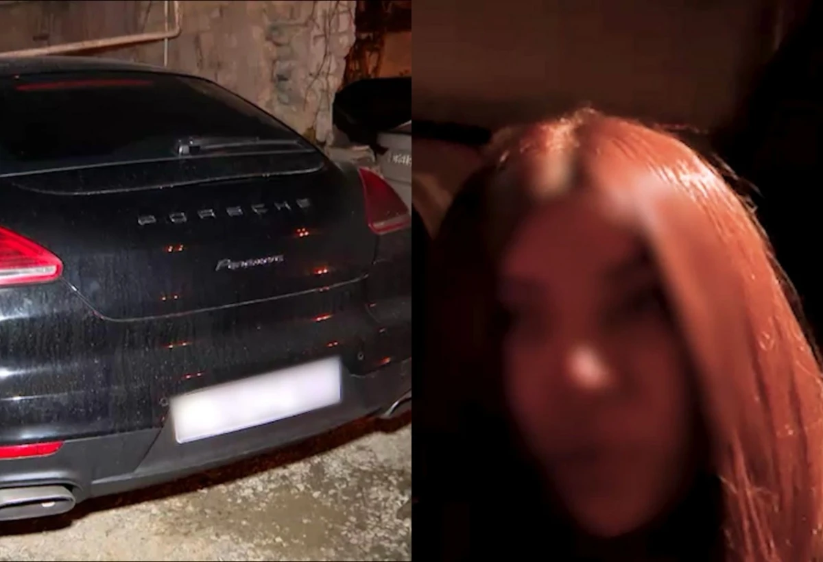 Bakıda qadın sərxoş halda Porsche ilə avtoxuliqanlıq etdi, həbs olundu
