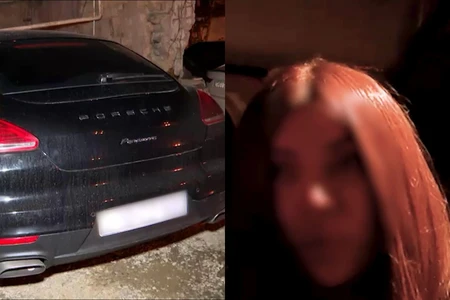 Bakıda qadın sərxoş halda Porsche ilə avtoxuliqanlıq etdi, həbs olundu