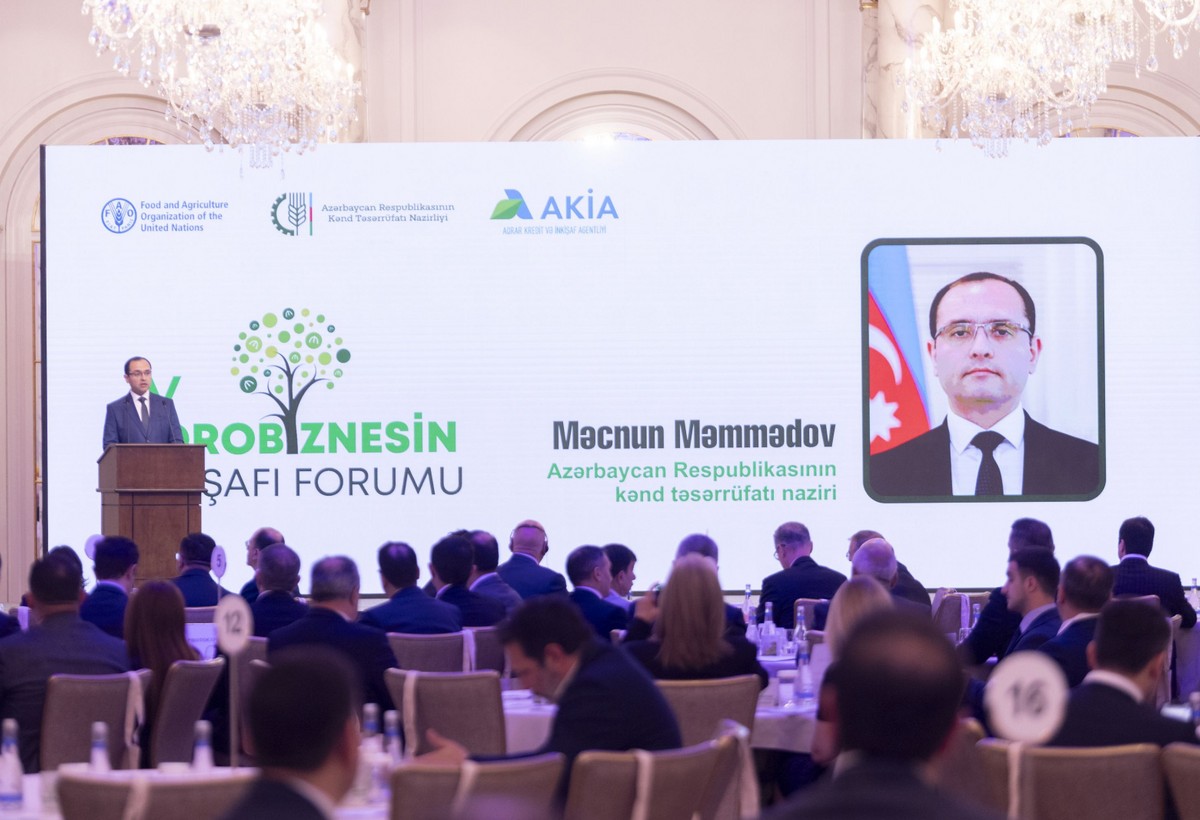 Bakıda IV Aqrobiznesin İnkişafı Forumu keçirilib