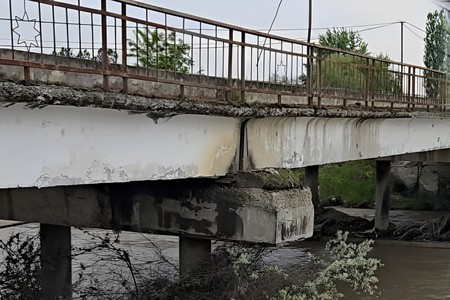 Xaçmazda 3 dəfə təmir olunan körpü yenə BAĞLANDI