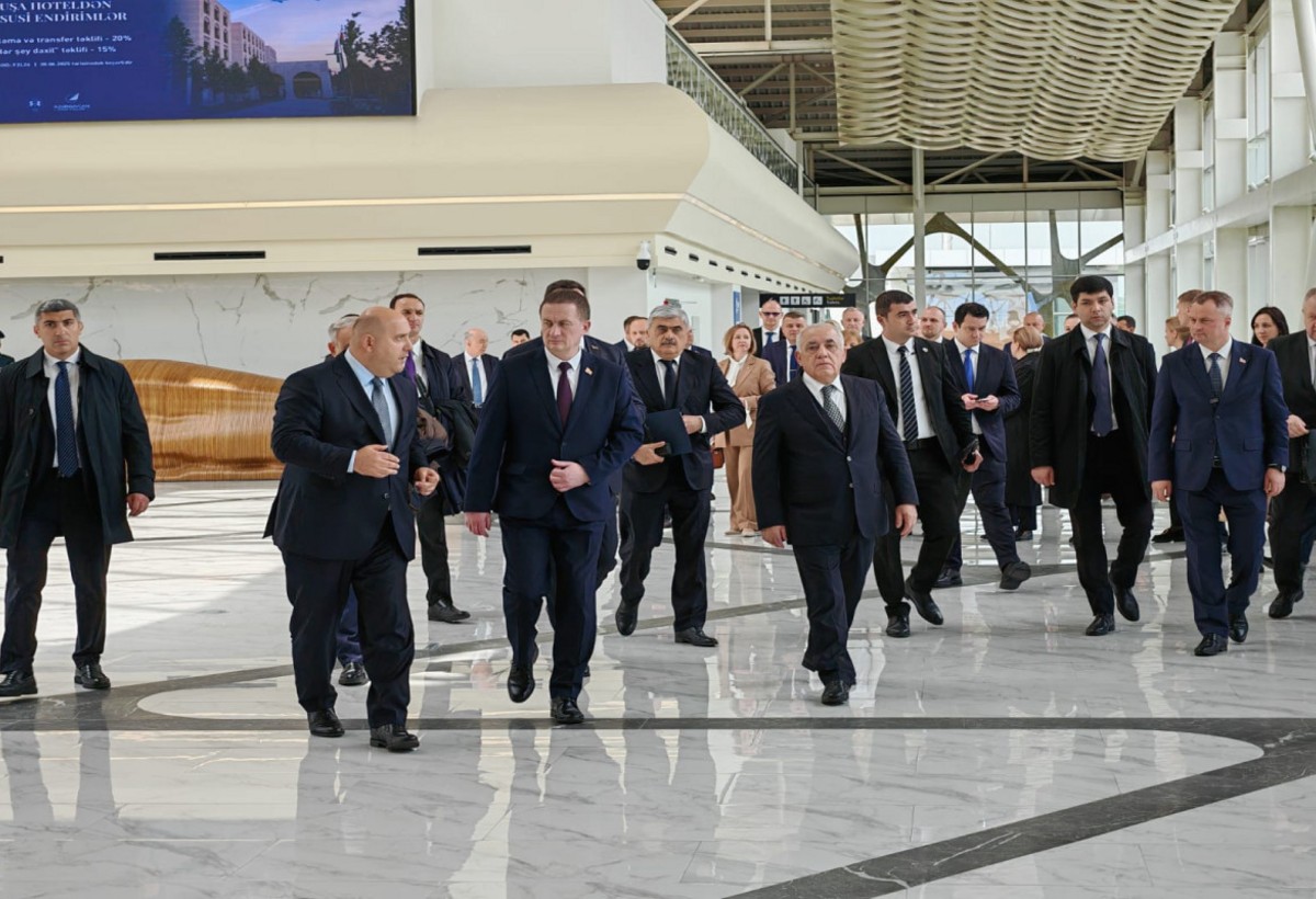 Belarusun Baş naziri Füzulidə - FOTO