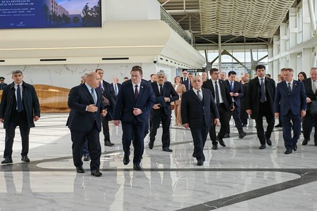Belarusun Baş naziri Füzulidə - FOTO