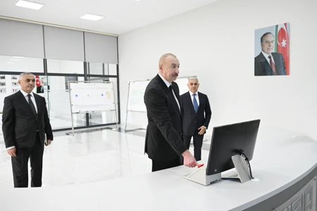 Prezident İlham Əliyev Xocalı yarımstansiyasının və Rəqəmsal İdarəetmə Mərkəzininin açılışında iştirak edib - YENİLƏNİB