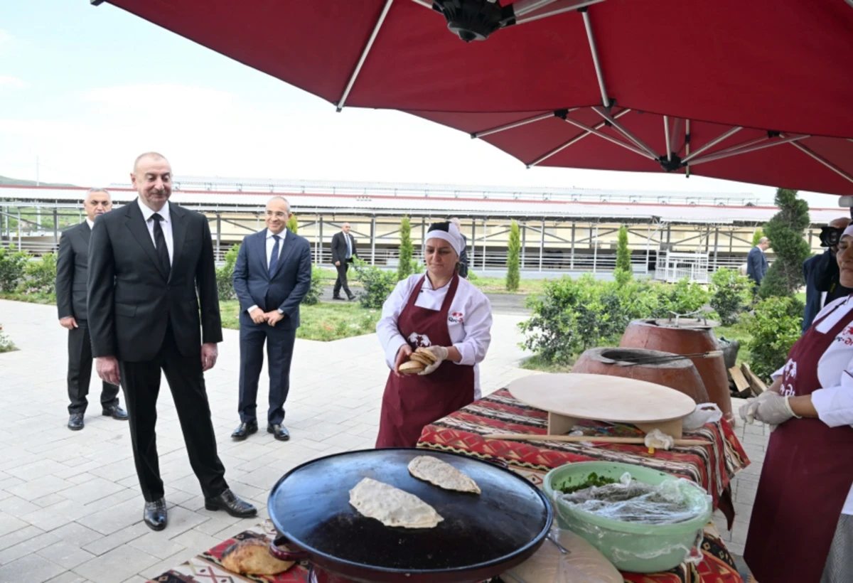 Xocalının Xanabad kəndində heyvandarlıq kompleksinin açılışı olub - FOTO