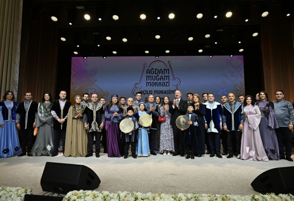Prezident İlham Əliyev və birinci xanım Mehriban Əliyeva Ağdam Muğam Mərkəzinin açılışında iştirak ediblər - YENİLƏNİB
