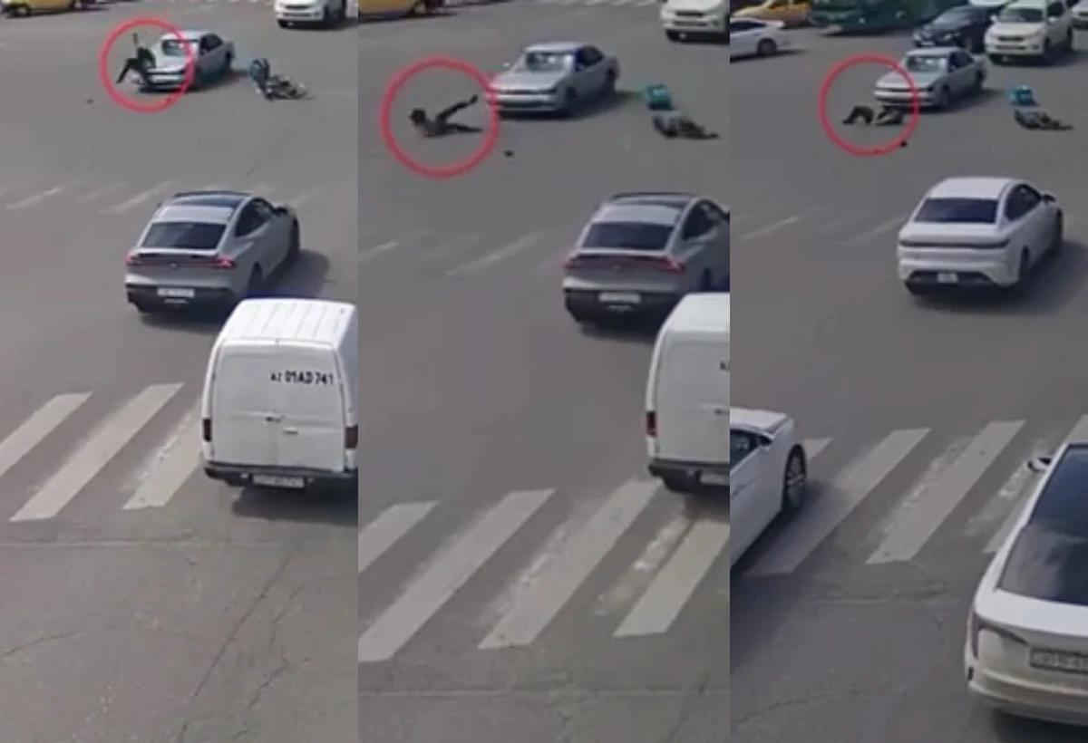 Bakıda velosiped və skuter sürənlər qaydaları heçə saydılar - ANBAAN VİDEO