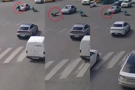Bakıda velosiped və skuter sürənlər qaydaları heçə saydılar - ANBAAN VİDEO