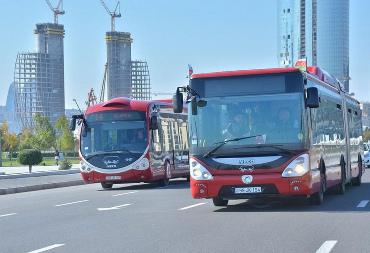 Bakıda iki avtobus marşrutunun hərəkəti dəyişdirilir