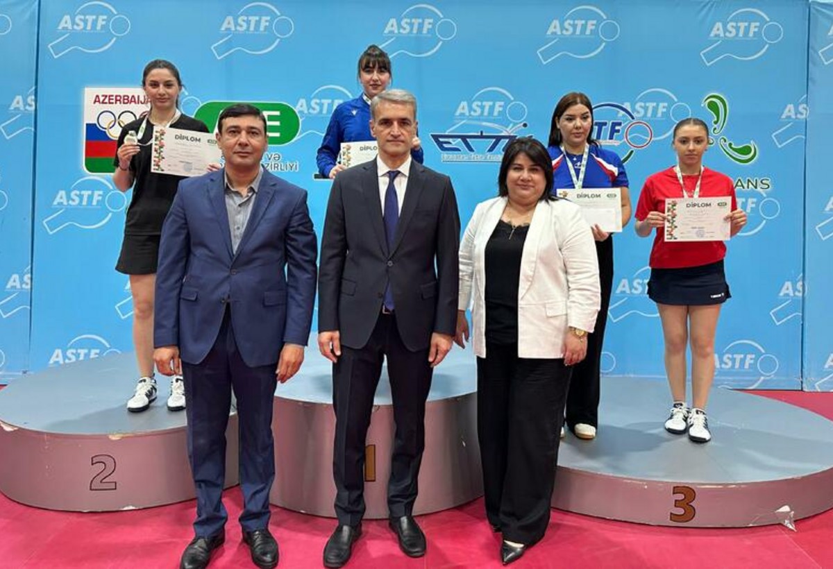 Azərbaycan stolüstü tennis çempionları müəyyənləşdi