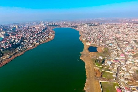 Bakıda salınacaq bulvar ərazisindən GÖRÜNTÜLƏR- VİDEO