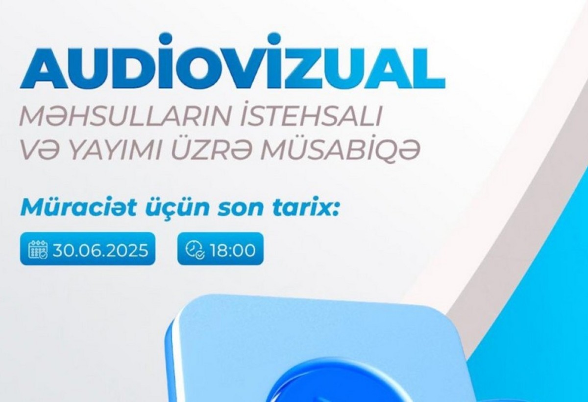 MEDİA Audiovizual Şura ilə birgə müsabiqə elan etdi