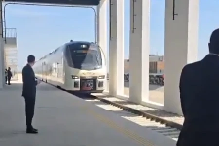 Hikmət Hacıyev Bakı-Ağdam qatarından görüntülər PAYLAŞDI