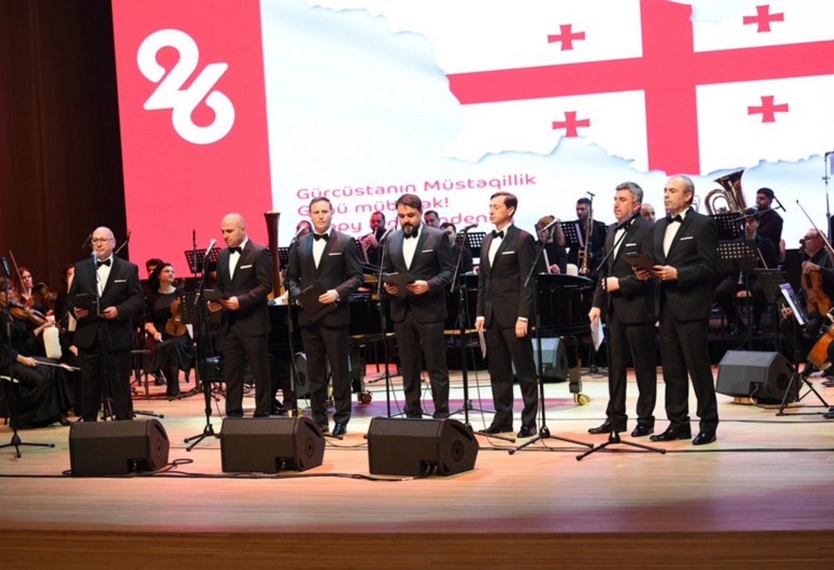 Bakıda Gürcüstanın Müstəqillik Günü münasibətilə qala konsert olub