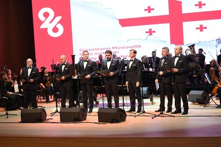 Bakıda Gürcüstanın Müstəqillik Günü münasibətilə qala konsert olub