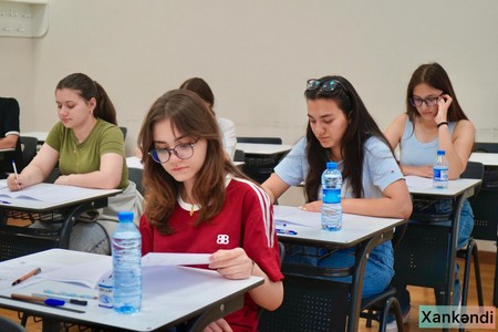 Xankəndi şəhərində 51 abituriyent üçün ilk dəfə qəbul imtahanı keçirilib - YENİLƏNİB