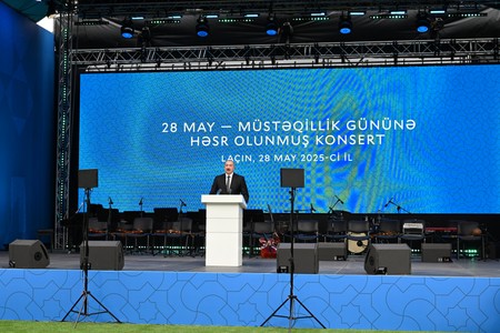 Laçında Həkəri çayı sahilində 28 May - Müstəqillik Günü münasibətilə konsert keçirilib - YENİLƏNİB 2