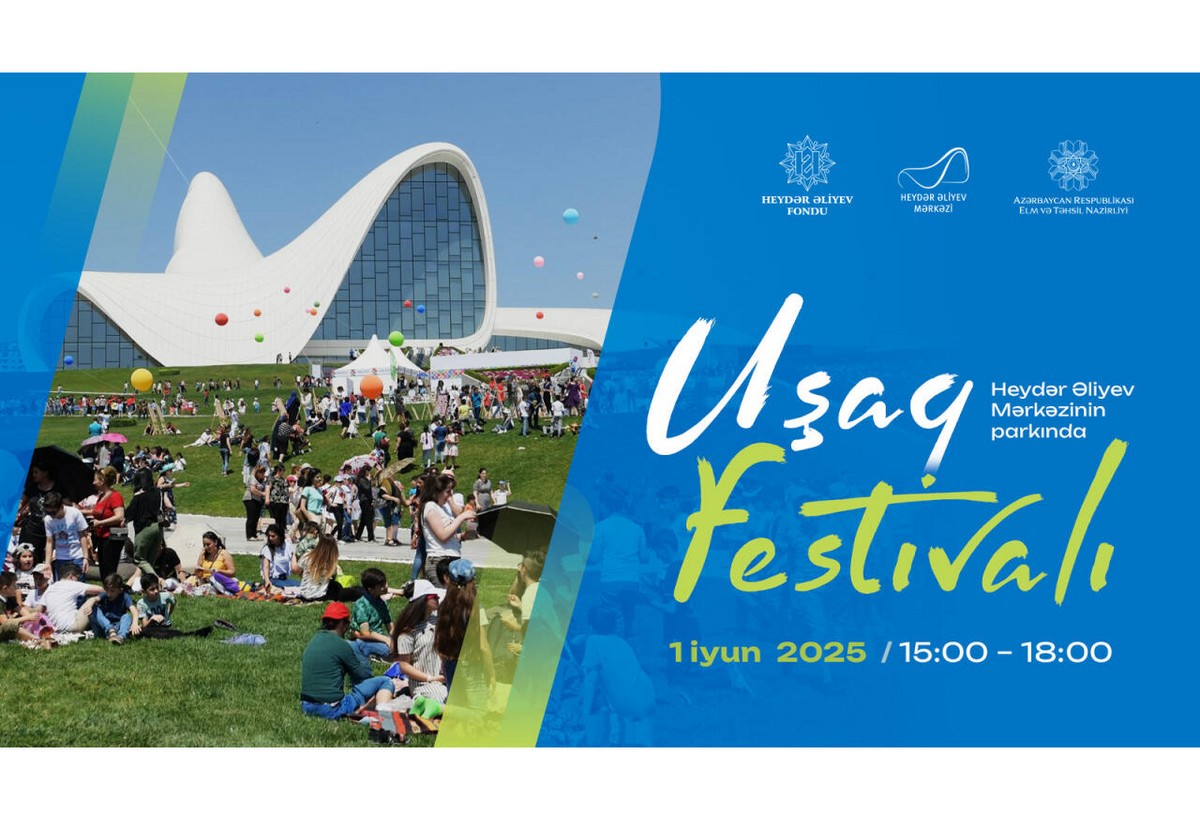 Heydər Əliyev Mərkəzinin parkında Uşaq festivalı təşkil olunacaq