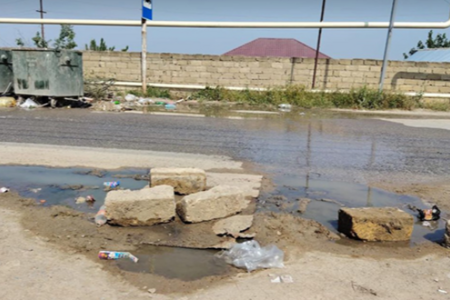 Coratda kanalizasiya və yol problemi gündəlik həyatı iflic edib - ŞİKAYƏT