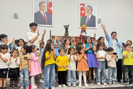 Laçında uşaqlar üçün tamaşa nümayiş olundu
