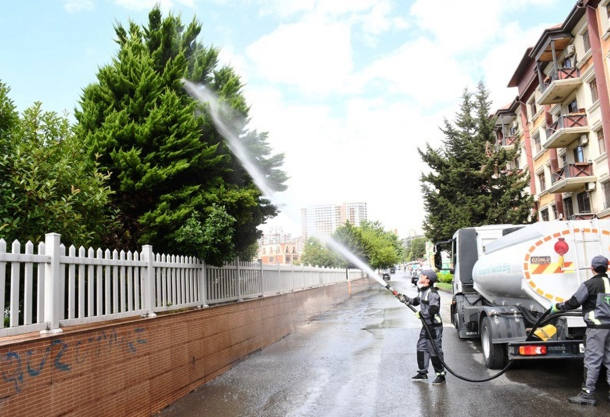 Bakı təmizləndi - FOTO