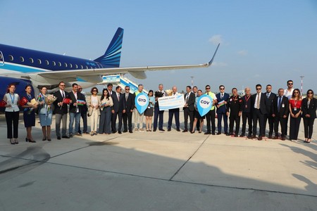 AZAL Türkiyənin Çukurova Beynəlxalq Hava Limanına ilk reysini həyata keçirib