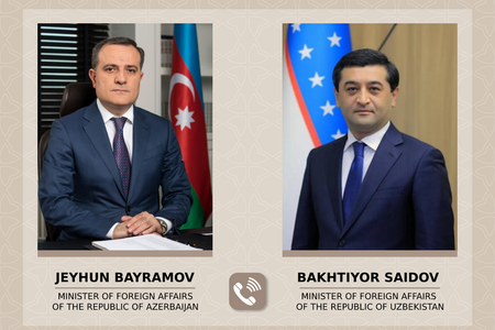 Azərbaycan və Özbəkistan XİN rəhbərləri bölgədəki təhlükəsizlik vəziyyətini müzakirə ediblər