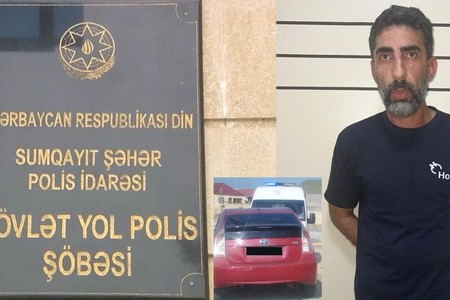 Narkotikin təsiri altında avtomobil idarə edən sürücü saxlanıldı