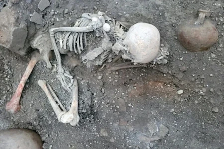 Qubadlıda insan sümüklərinə bənzər skelet aşkarlandı