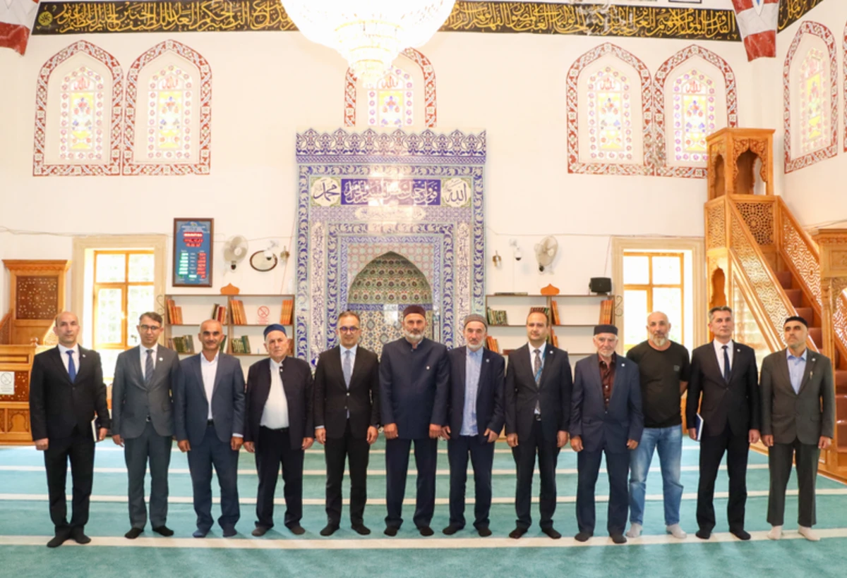 Ramin Məmmədov Qusardakı “Mustafa Kazdal” və Həsənqala kənd məscidlərini ziyarət edib