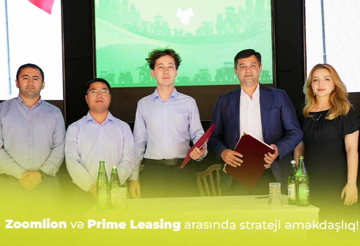 “Zoomlion”un kombayn və traktorları “Prime Leasing” vasitəsilə Azərbaycanda