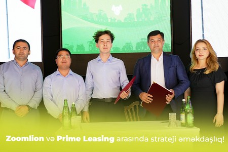 “Zoomlion”un kombayn və traktorları “Prime Leasing” vasitəsilə Azərbaycanda