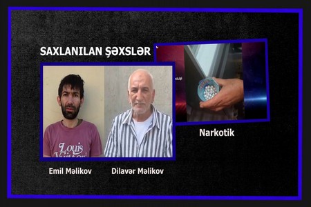 Keşlədə narkotik satan ata və oğul saxlanılıb