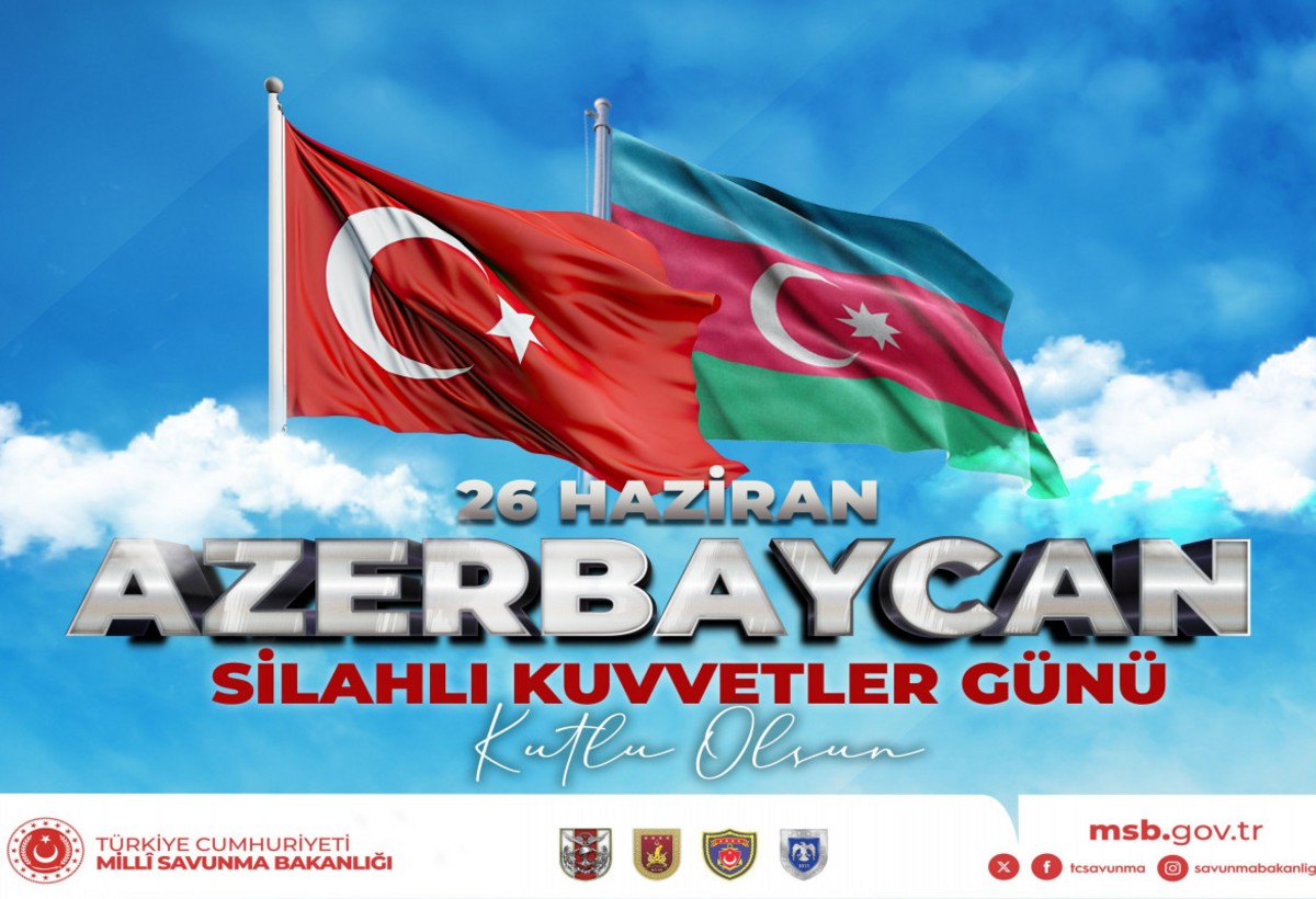 Türkiyə MN Azərbaycan Silahlı Qüvvələrinin 107-ci ildönümünü təbrik edib