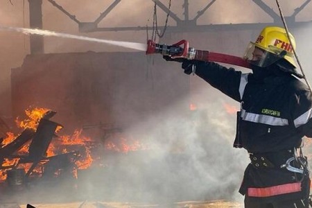 Saatlıda evdə yanğın olub