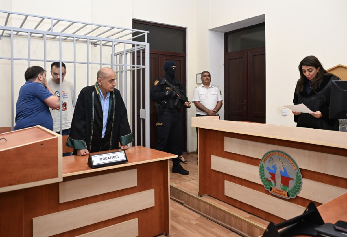 Bakıda saxlanılan Rusiya vətəndaşlarının məhkəməsi keçirilib