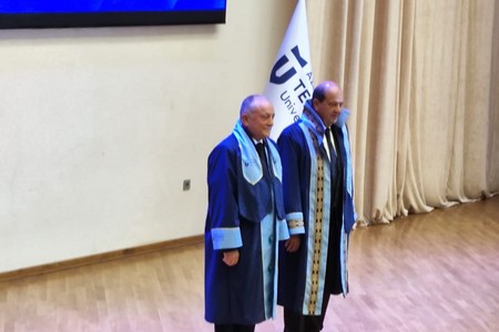 Ersin Tatara Azərbaycan Texniki Universitetinin Fəxri Doktoru diplomu təqdim edildi