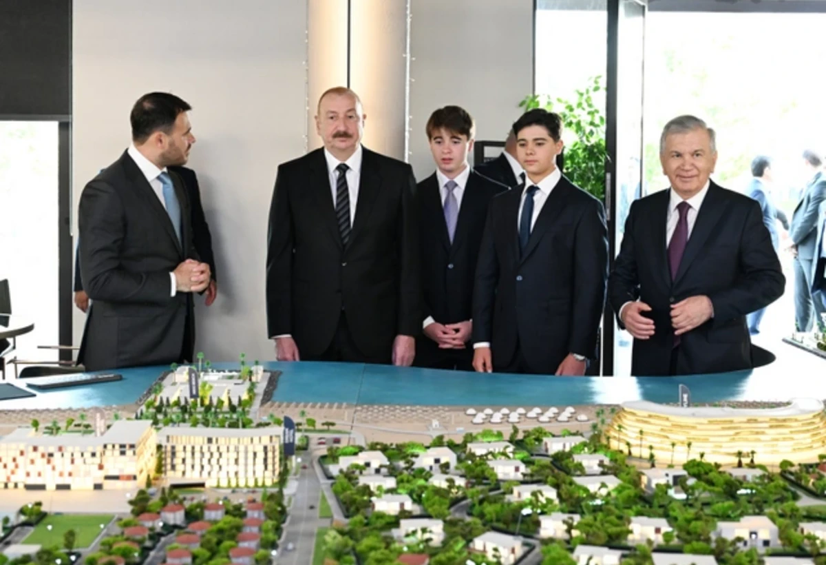 Azərbaycan və Özbəkistan prezidentləri Sea Breeze istirahət mərkəzində olublar