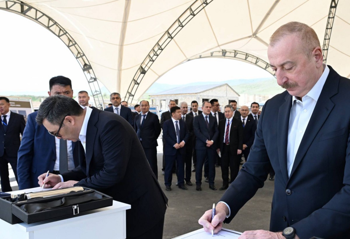 Azərbaycan və Qırğızıstan prezidentləri Ağdam rayonunun Xıdırlı kəndinin 1-ci mərhələsinin açılışında iştirak ediblər