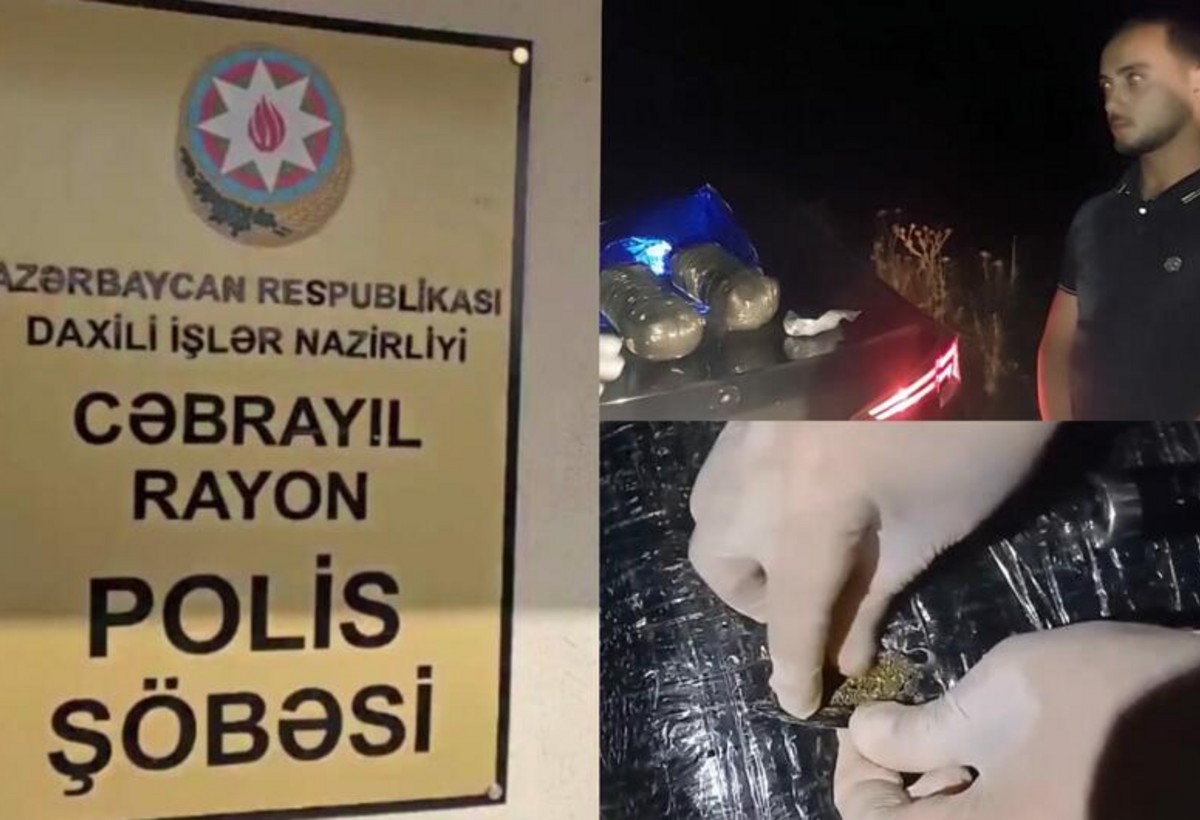 Biləsuvarda narkokuryer saxlanıldı