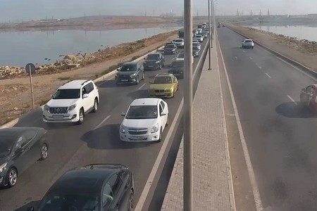 Paytaxtın bir sıra yollarında tıxac var - SİYAHI