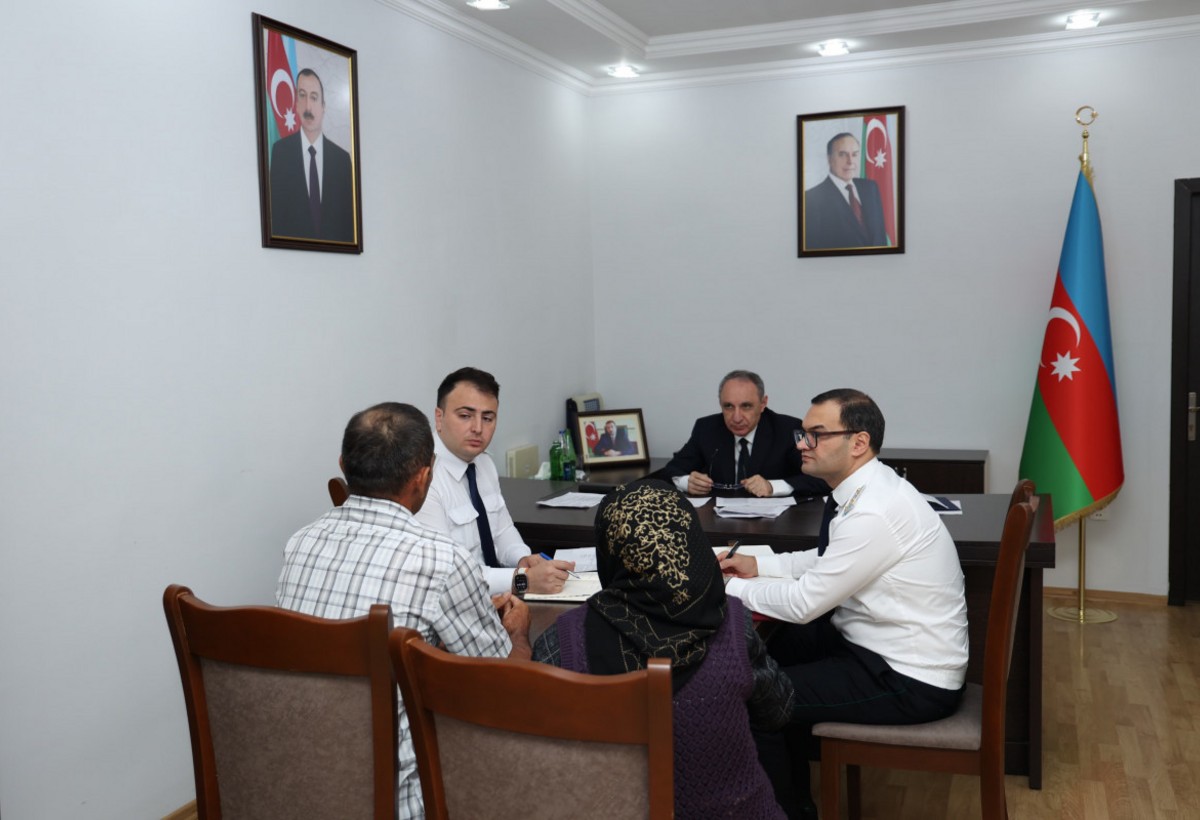 Baş prokuror Zaqatalada vətəndaşları qəbul edib