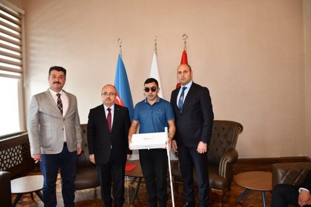 TİKA-dan görmə məhdudiyyətli Qarabağ qaziləri üçün “ağıllı ağac” dəstəyi – FOTOLAR