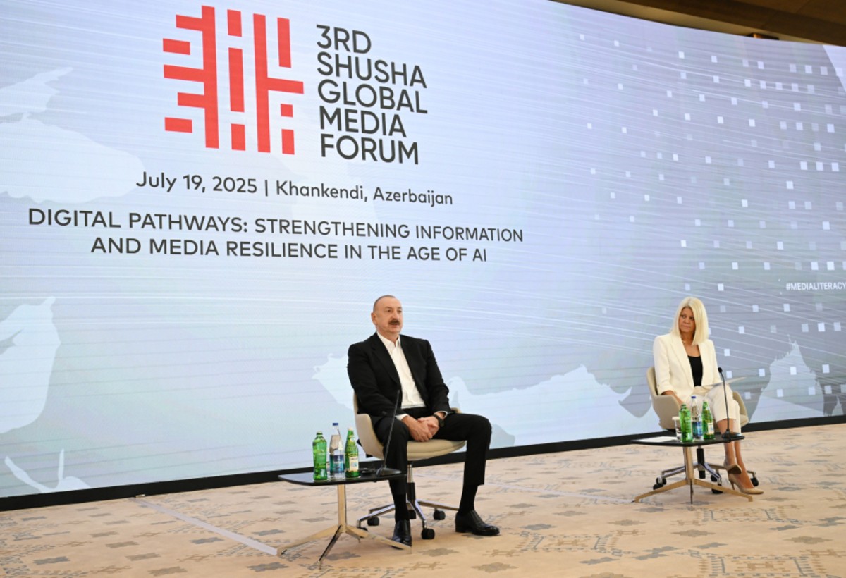 Prezident İlham Əliyev III Şuşa Qlobal Media Forumunun iştirakçıları ilə görüşdə iştirak edib - YENİLƏNİB