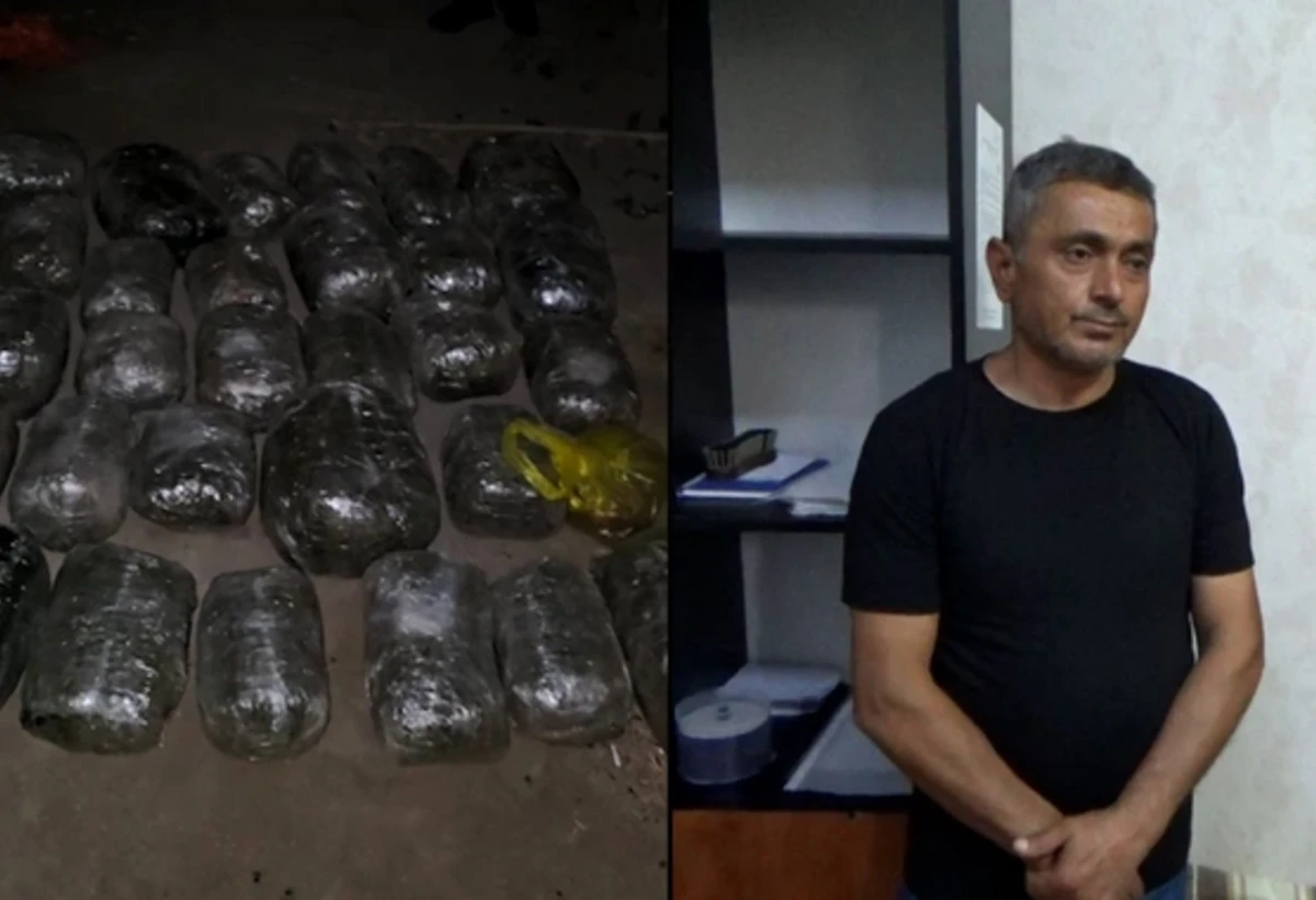 Pirallahıda keçirilən əməliyyatda 42 kq narkotik aşkarlanıb