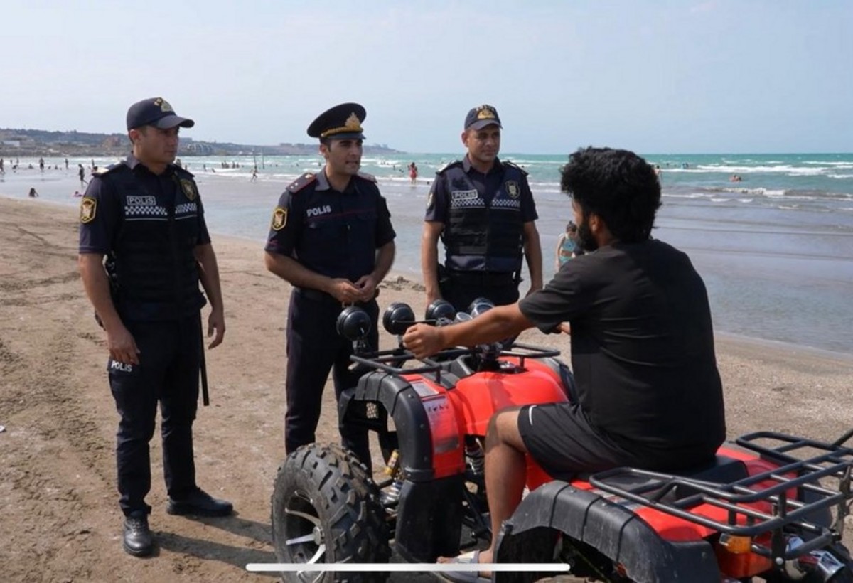 Polisdən çimərliklərdə profilaktik tədbirlər