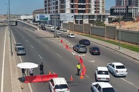 Bakı Olimpiya Stadionu istiqamətində hərəkətə məhdudiyyət qoyulub