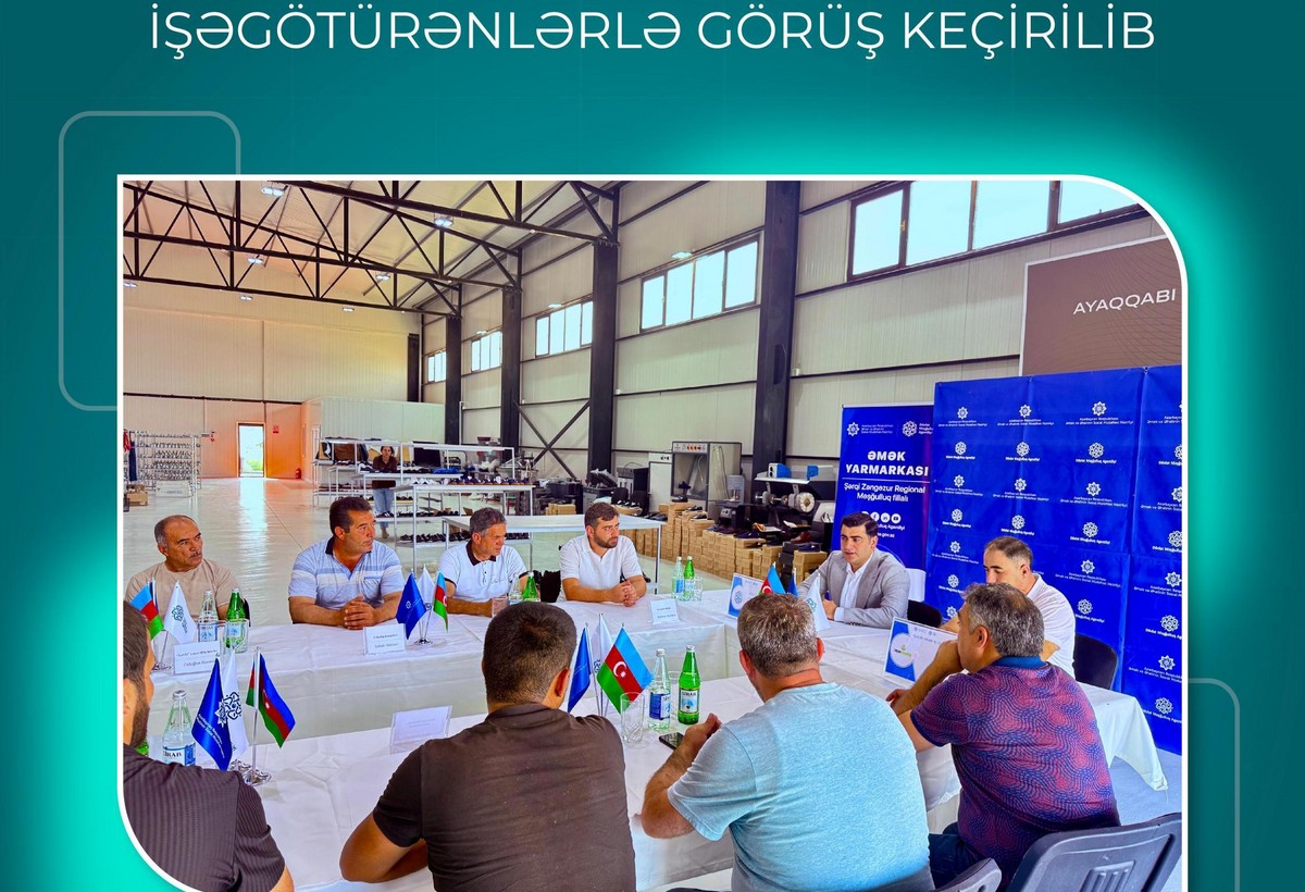 “Laçın Aqro-Sənaye Parkı”nda fəaliyyət göstərən işəgötürənlərlə görüş keçirilib